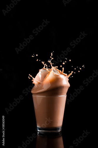 Photo: Chocolate splash Chocolate splash