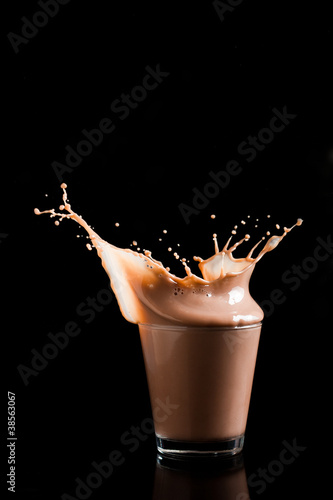 Photo: Chocolate splash Chocolate splash