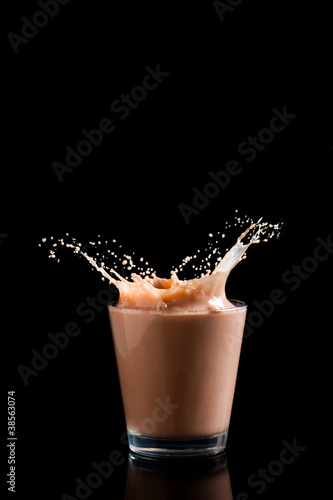 Photo: Chocolate splash Chocolate splash