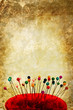 pin cushion backdrop