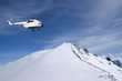 Heliski in snowy mountains
