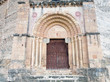 puerta romanica de la vera cruz en segovia,españa