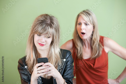Photo: Teenager Texting Teenager Texting