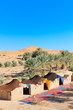 Camp in desert