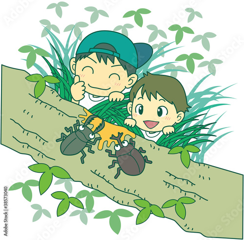 Vector: 鬼虫捕り 鬼虫捕り