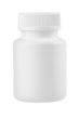 Photo: White plastic medical container White plastic medical container