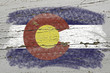 flag of US state of colorado on grunge wooden texture precise pa flag of US state of colorado on grunge wooden texture precise pa