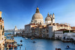 Grand Canal and Basilica Santa Maria della Salute, Venice, Italy