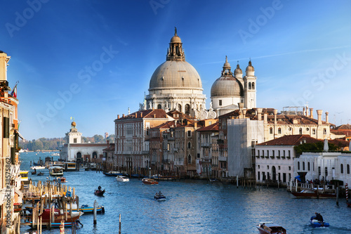 Foto: Grand Canal and Basilica Santa Maria della Salute, Venice, Italy Grand Canal and Basilica Santa Maria della Salute, Venice, Italy