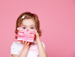 Girl with present