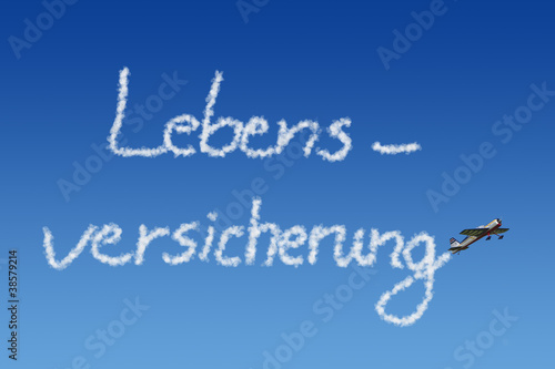 Illustration: Lebensversicherung Himmelsschreiber Lebensversicherung Himmelsschreiber