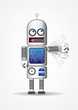 Robot Android Illustration Rocket Robot Android Illustration Rocket