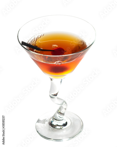 Photo: Manhattan cocktail Manhattan cocktail