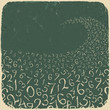 Simplest numbers on schoolboard. Vector illustration, EPS10 Simplest numbers on schoolboard. Vector illustration, EPS10