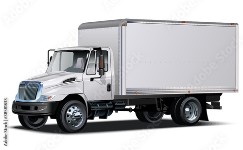 Vector: Vector delivery / cargo truck. One click repaint Vector delivery / cargo truck. One click repaint