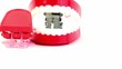 Big toy jaw clicks his teeth, and then small came jumping