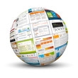 Webdesign, Kugel, 3D, Vorlage, Template, Homepage, Internet, Web