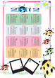 Calendario con coccinelle 2012 Calendario con coccinelle 2012