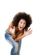 Shocked young woman