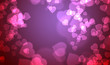 Illustration: Pink Bokeh der Herzen Pink Bokeh der Herzen