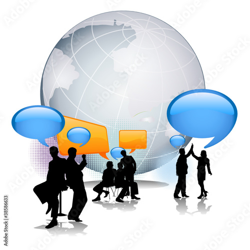 Vektor: réseau internet réseau internet