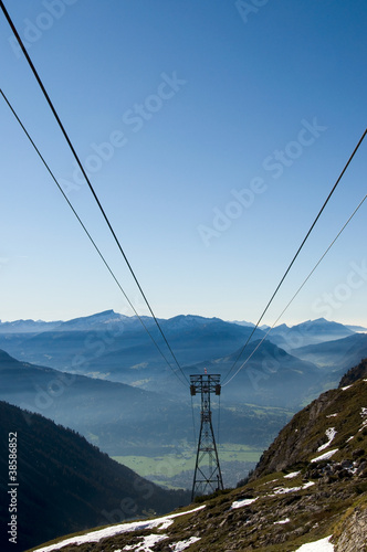 Foto: Seilbahn am Nebelhorn - Allgäuer Alpen - Deutschland Seilbahn am Nebelhorn - Allgäuer Alpen - Deutschland