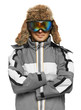 Man in ski goggles and sportswear