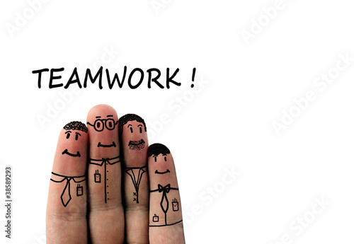 Photo: business teamwork business teamwork