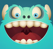 Happy Blue Monster