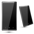 Fictitious  touch smartphone 4. Variant with empty screen