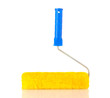 bright paint roller isolated on white bright paint roller isolated on white