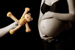canvas print picture Babybauch