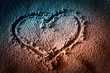 Heart on Sand Heart on Sand