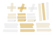masking tape vector illustrations