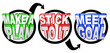 Make Plan Stick to It Meet Goal Diagram Flowchart