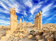 Ancient Roman time town in Palmyra, Syria.
