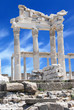 ruins in ancient city of Pergamon, Turkey ruins in ancient city of Pergamon, Turkey