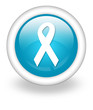 Light Blue Icon "Awareness Ribbon"