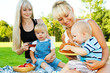 Babies eating