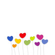 rainbow hearts