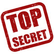 Grunge Stempel rot TOP SECRET!