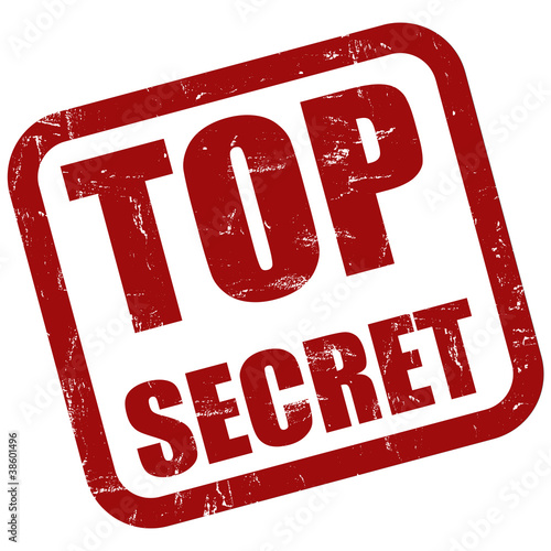 Illustration: Grunge Stempel rot TOP SECRET! Grunge Stempel rot TOP SECRET!