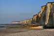 Cliffs of Saint Aubin sur Mer in France