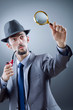 Detective with the smoking pipe