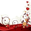 Flowers and hearts