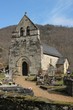 église et cimetière de Laval-sur-Luzège,Corrèze.