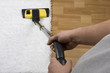 cleaning carpet