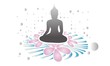 Buddha mit Lotosblumen