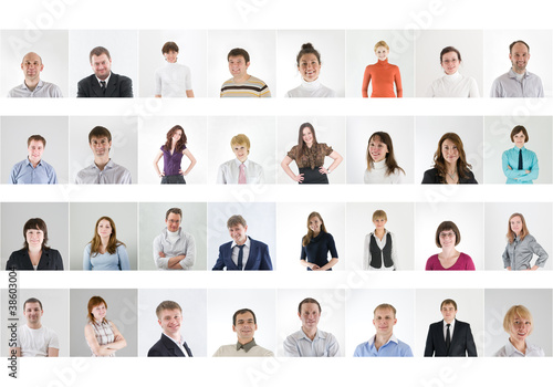 Photo: people collage people collage