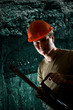 man with drill